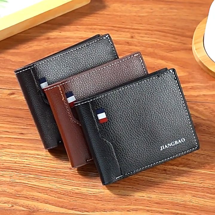 Small Men Wallets Credit Card Holders Zipper Luxury Brand Famous Handmade  Leather Men Wallet Coin Pocket Male Purse Clutch Black - Hepsiburada Global