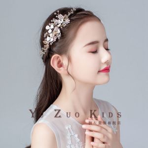 เครื่องประดับผมเด็กผู้หญิง ชุดเจ้าหญิง ชุดเต้นรำ ชุดเดรส เครื่องประดับผมด้านข้าง ชุดเดรสเด็กผู้หญิง แฟชั่นเด็ก วิ่งเล่น งานแข่งขัน
