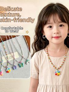 Cute 3D Cartoon Rainbow Pendant Necklace
