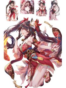 สติกเกอร์ลายดอกไม้ไฟสำหรับตกแต่งกระเป๋าเดินทาง รถยนต์ โน้ตบุ๊ก โทรศัพท์มือถือ การ์ตูน แบบ ดีไซน์ไม่ซ้ำใคร ดีไซน์