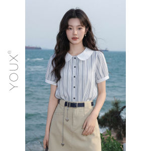 YOUXIANG | Áo Sọc Đẹp Như Búp Bê