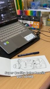 Joyko Pensil Warna isi 12 24 36 48 Superior Quality Color Pencils Hexagonal Grip