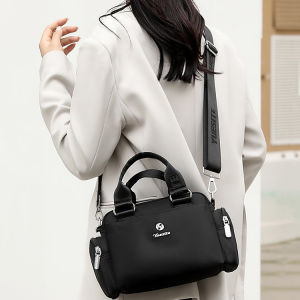 New Waterproof Diaper Bag Handbag Multi-pocket Women Sling Shoulder Bag Lightweight Crossbody Bag