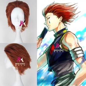 Meisi Youfa   Full-time Hunter   Xisuo   Orange Back Comb Short Hair  cosplay Anime Wig