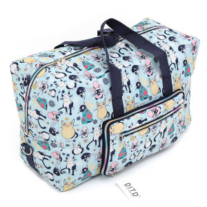 Large Capacity Folding Travel Bag Portable Lightweight Handheld Luggage Storage Bag for Check-in Tour Kindergarten Quilt Bag