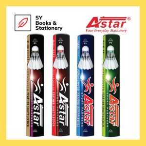 ASTAR / AMUSI Badminton Feather Shuttlecock 12pcs (204 5star203 4star202 3star201 2star)