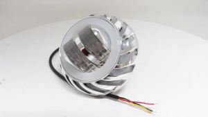 KEVANLY | Motorcycle Headlight LED Angel Devil Eyes Projector Lens High/Low Beam Dual Halo Strobe Spotlight Flash Headlight DRL Lamp