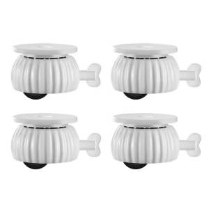 🔥Ready Stock🔥4pcs Mini Universal Wheel Perforation-Free Movable Silent Pulley Ball Furniture Base Sofa Foot Cushion Coffee Table Desk Wheel