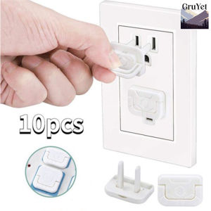 10Pcs Child Safety Protection Socket Plug Protector Baby Electric Shock Protection Power Supply Cover Anti-Electric
