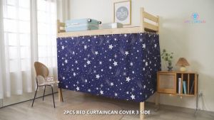 Bed Curtain Student Dormitory Privacy Mosquito Tent Bunk Bed Curtain Blackout Cover Dormitory Privacy Bed Curtain Mosquito Tent Cover Upper Student Bunk Student Private Bunk Dormitory Protection Blackout Tent