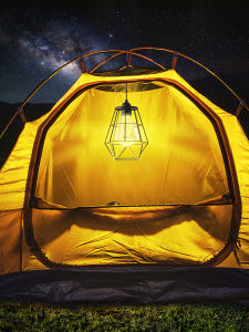 2025 Powerful Single Head Solar Pendant Light Led Solar Powered Lamp Super Bright Warm Light Chandelier Camping Outdoor Garden