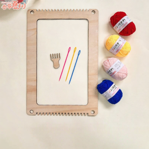 Children Craft Kit Yarn Weaving Board Loom