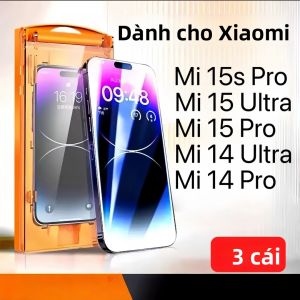 Bộ 3 Miếng Dán Bảo Vệ Màn Hình XIAOMI Mi 15 Ultra 14 Ultra 15S Pro - Phim Gốm Không Bụi Dễ Dàng Lắp Đặt Không Phải Kính Cường Lực