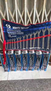 Bộ cờ lê vòng miệng hệ mét 10-32mm Kingtony- 1214MR