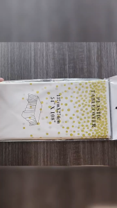 Disposable Tablecloths for Rectangle Tables Cloths Large Covers Dotted Confetti House Party Wedding Bridal Banquet