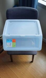 flip top storage box 48liters 56 liters