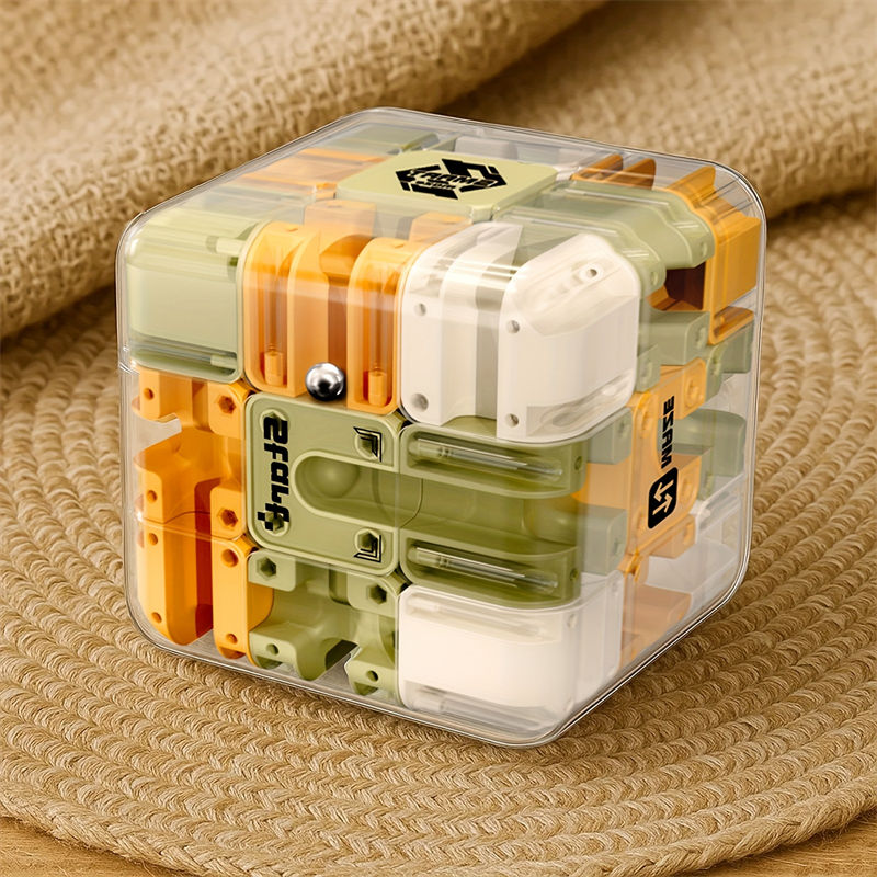 3D Maze Magic Cube Six-sided Transparent Puzzle Speed Cube Cubes Maze Toys For Childrens Educational Toys Birthday Party Gift