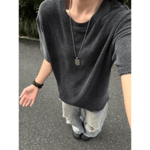 LIUBU | Casual Loose-knit Breathable Short-sleeve T-shirt
