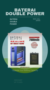 Baterai BLP919 Compatible Realme GT Neo3 150W Double Power 7000mAh