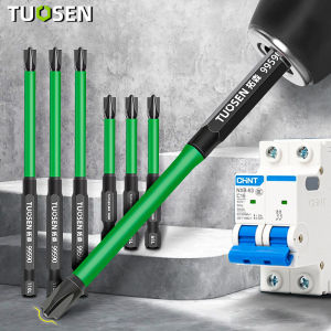 Mũi tô vít Tuosen gắn máy khoan có từ tính mạnh với 2 kích cỡ 65mm và 110mm