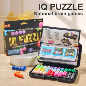 3D Puzzle Brain Teaser Logic Board Game 200+ IQ Challenges for Kids Educational Learning Gift for Cognitive Development STEM Toy