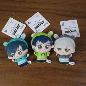 NEW blue lock peluches bunny ears Plush Toy Pendant Seishiro Nagi Isagi Yoichi Chigiri Anime Fluffy Maumet toy Backpack Keychain