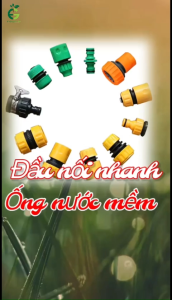 Khớp nối nhanh ống mềm - khớp nối nhanh ren khớp nối ống nước nối nhanh vòi nước - E-Greenlife