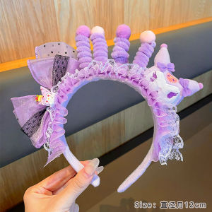 Kurokos Childrens Devil Wings Headband Female Model Bell Tassel Hairpin Kurokos Headwear Korean Style Child Accessory