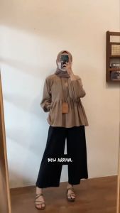 Blouse Wanita Polos Terbaru: Desain Lady Crush & Atasan Wanita OOTD