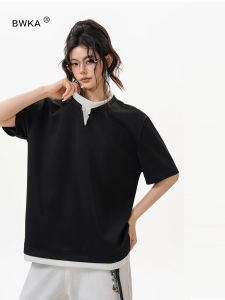 BWKA | Air Layer Illusion Layering T-Shirt Short Sleeve