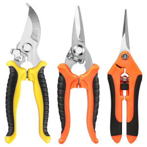 1/3PC Gardening Scissors Set Ergonomic Non-Slip Handles Safety Lock Pruning Shears Beginner Gardening Set Can Cut Roses and More