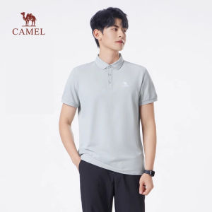 Camel mens breathable loose polo shirt