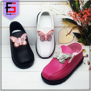 Sepatu Slip On Anak Perempuan Fashion Cute / Sepatu Pantofel Anak Variasi Kupu Kupu Cantik
