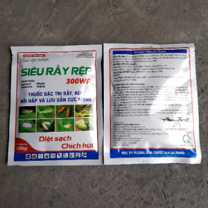Thuốc trừ sâu Siêu Rầy Rệp 300WP - Dino-top Gói 100gam thành phần Buprofezin 180g/l+ Dinotefuran 120g/l trừ sâu chích hút rầy nâu bọ trĩ AGRIHG