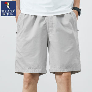 Quần Short Nam Cotton Nguyên Chất Mùa Hè Dáng Rộng Ống Đứng Thường Ngày Thoáng Khí Thoải Mái Thời Trang Quần Dài Năm Điểm