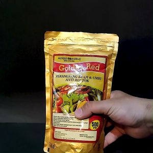 BOOSTER UMBI DAN BUNGA - GOLDEN RED 500 Gram - penumbuh buah bunga gandasil b dekastar raptor mkp