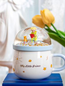 แก้วมugs คริสตัล Small Prince Collaborative Edition สำหรับคู่รัก ของขวัญวันเกิดสำหรับผู้หญิงและแฟนสาว