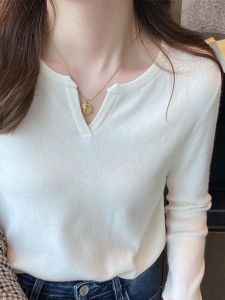 HUOLISI | V-Neck Slimming Knitwear for Autumn Winter