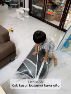 BESTSELLER Kasur Busa Lantai Lipat 4 Asli INOAC Density 20 Travel Bed Tebal 10cm Garansi 10 Tahun