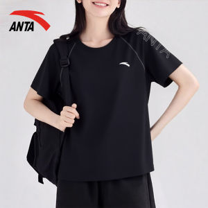 ANTA | Breathable Moisture-wicking Women Sport Set Short Sleeves and Shorts