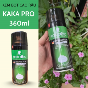 Kem cạo râu KAKAPRO 360ml chính hãng hương thơm mát giúp phù hợp mọi loại da  Bọt dày mịn Cạo sát không gây xước.