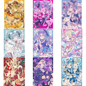 BILIBILI | DIY Oil Painting By Numbers Cartoon Girl Anime Pictures By Numbers Acrylic Kits for Home Decoration Gift