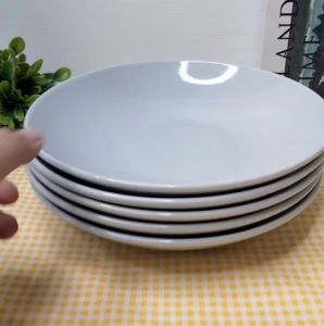 จานชามเซรามิค size 8.5นิ้ว ชามเซรามิค ชาม จานชาม   เข้าไมโครเวฟได้ มีหลายสี  สไตล์มินิมอล
