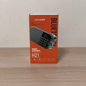 Portable Bluetooth FM Radio Rechargeable Handheld Digital Player Audio Speaker Radio USB TF Card Bluetooth Speaker Radio