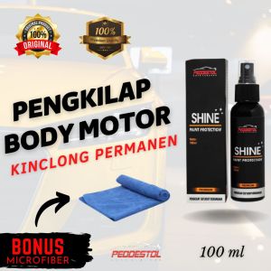 Insta sparkling pengkilap body motor semi nano ceramic coating by peddestol
