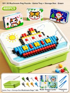 KAKABEIER | Educational DIY 3D Building Blocks Beads Set