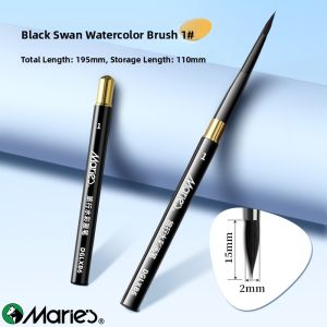 Marie’s | Travel Watercolor Brushes for Digital Oil Paint and Sketch No. 8