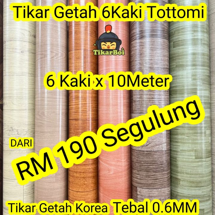 10 Meter x TIKAR GETAH (Name: Tottomi) KOREA KAKI HIGH