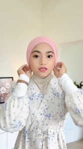ALAYNA Headband Inner Scarf | Hijab Half Hairband Cotton Elastic Underscarf