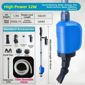 Electric Cleaning Pump for Fish Tanks